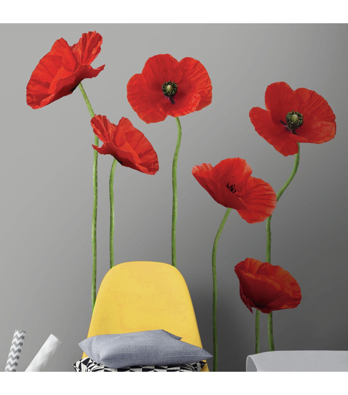 RoomMates Wall Decals Poppies at Play
