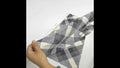 Gray Diagonal Plaid Luxe Flannel Fabric