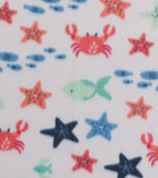 Tiny Sea Life Blizzard Fleece Fabric