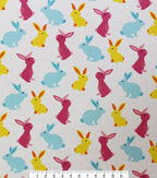Bunnies Super Snuggle Flannel Fabric