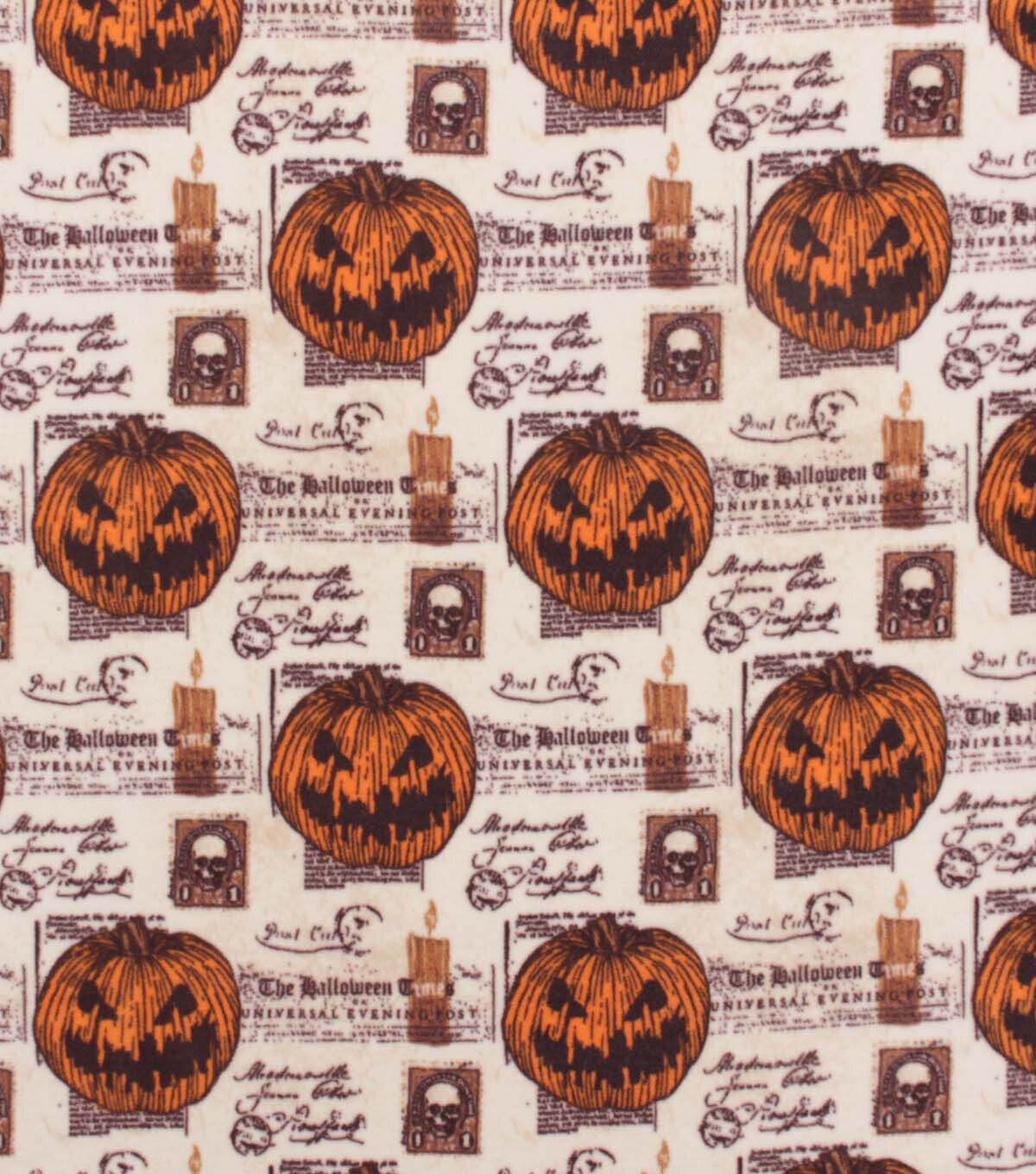 Halloween Times Anti Pill Fleece Fabric