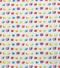 Rainbow Snails Super Snuggle Flannel Fabric