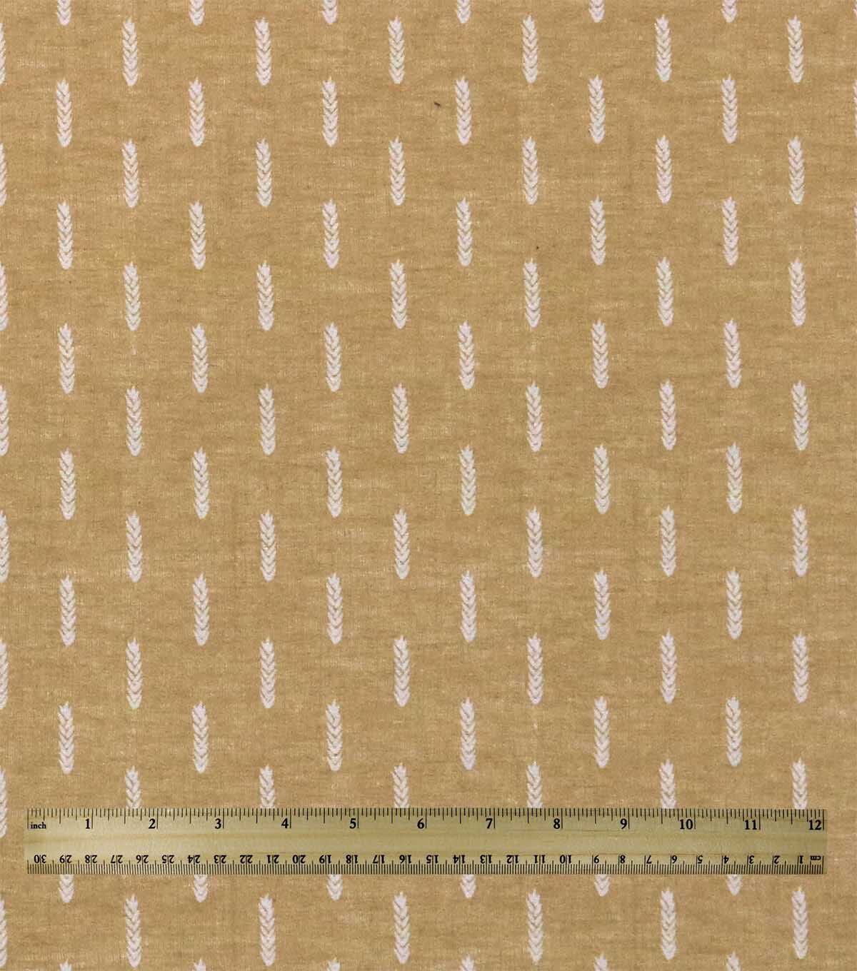 108 Brown Dotted Lines Wide Flannel Fabric