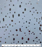 Speckle Blue Foil Flannel Fabric