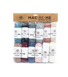 Lion Brand Mac Re Me 19yds Super Bulky Cotton Yarn 12 Bundle