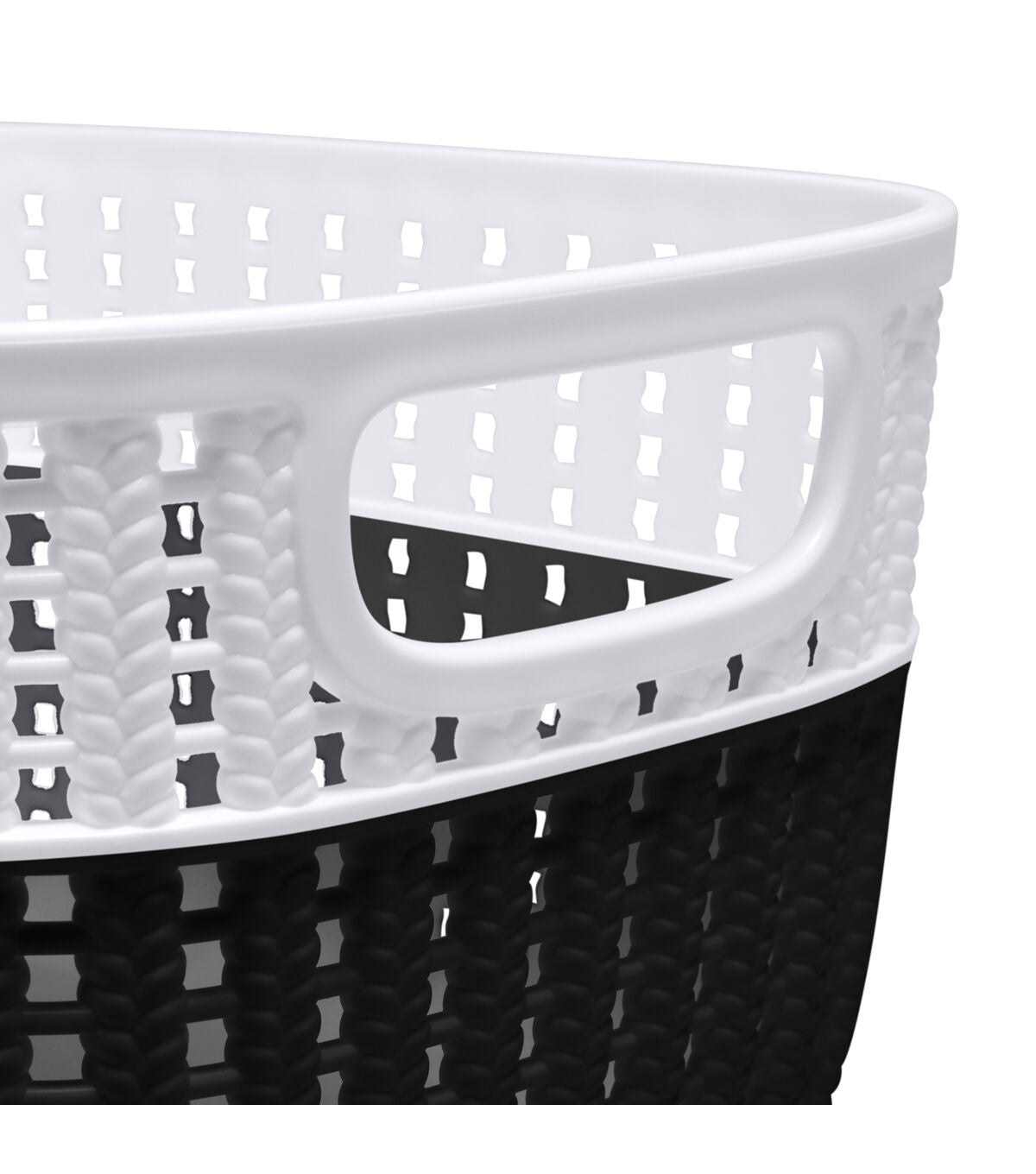 Simplify 2 Tone Decorative Storage Basket