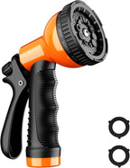 Besiter Garden Hose Nozzle Sprayer: 2 Pack 10 Watering Patterns Spray Nozzles Heavy Duty Hose Head Hose Attachment
