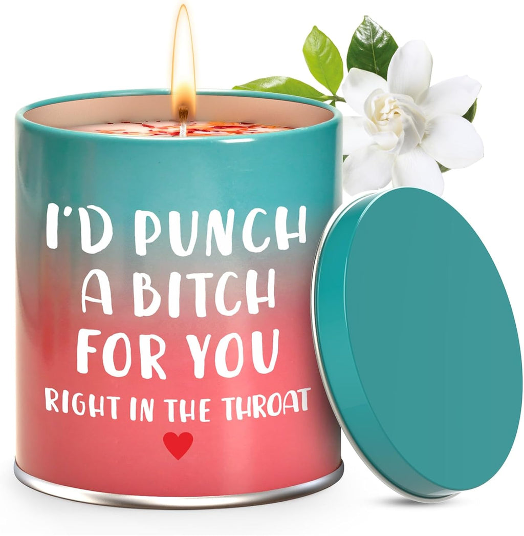 Christmas Birthday Sister Gifts for Women Her Funny Scented Candle