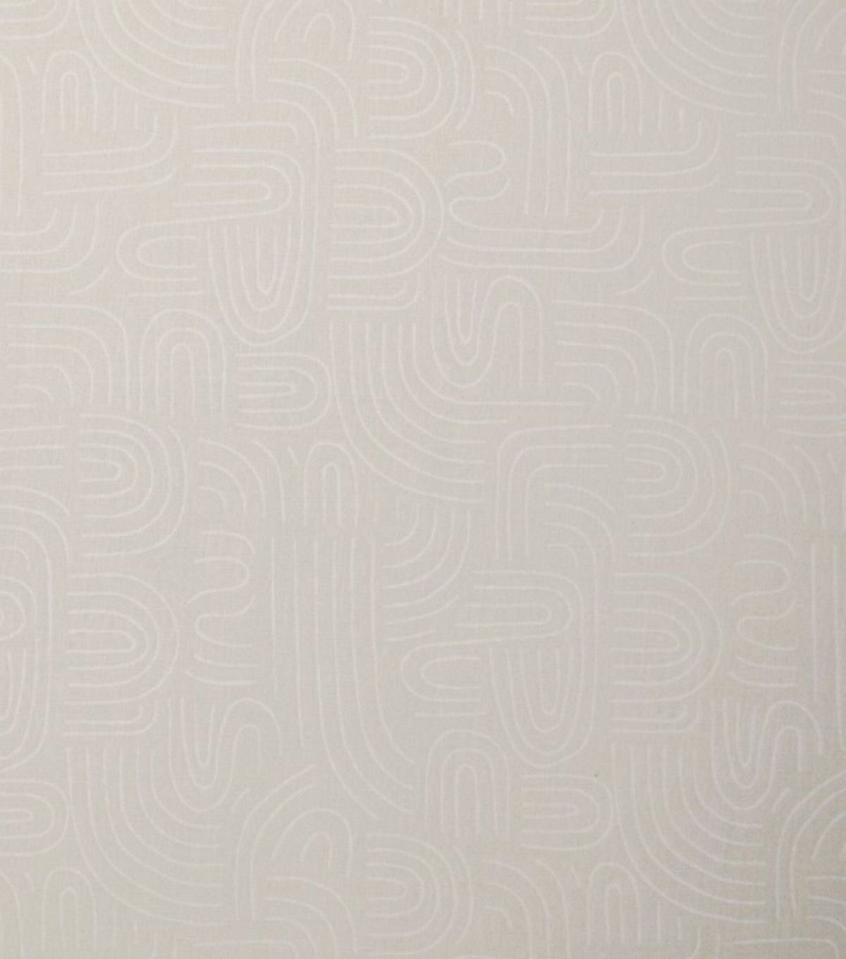 Tan Abstract Rainbows Quilt Cotton Fabric by Quilter's Showcase