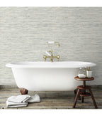 York Wallcoverings Wallpaper Grey Grasscloth