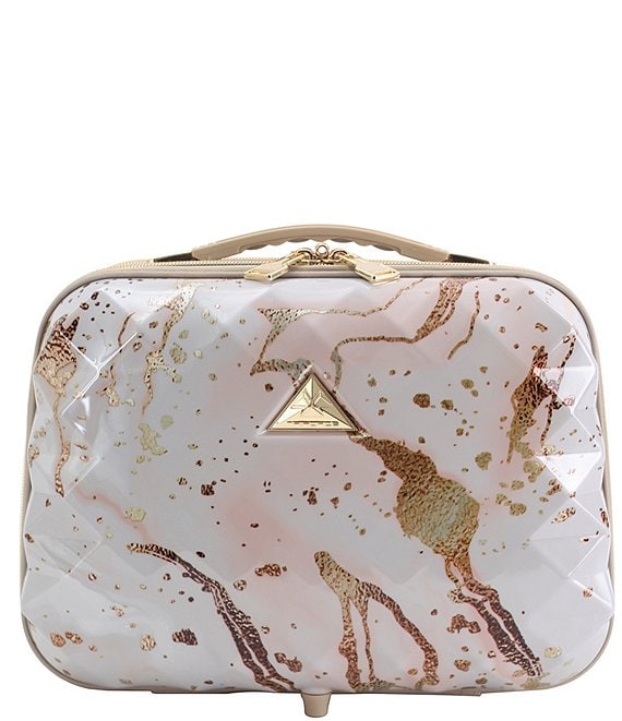 Savoir Collection Marbled Gold Travel Beauty Case