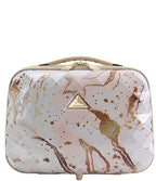 Savoir Collection Marbled Gold Travel Beauty Case