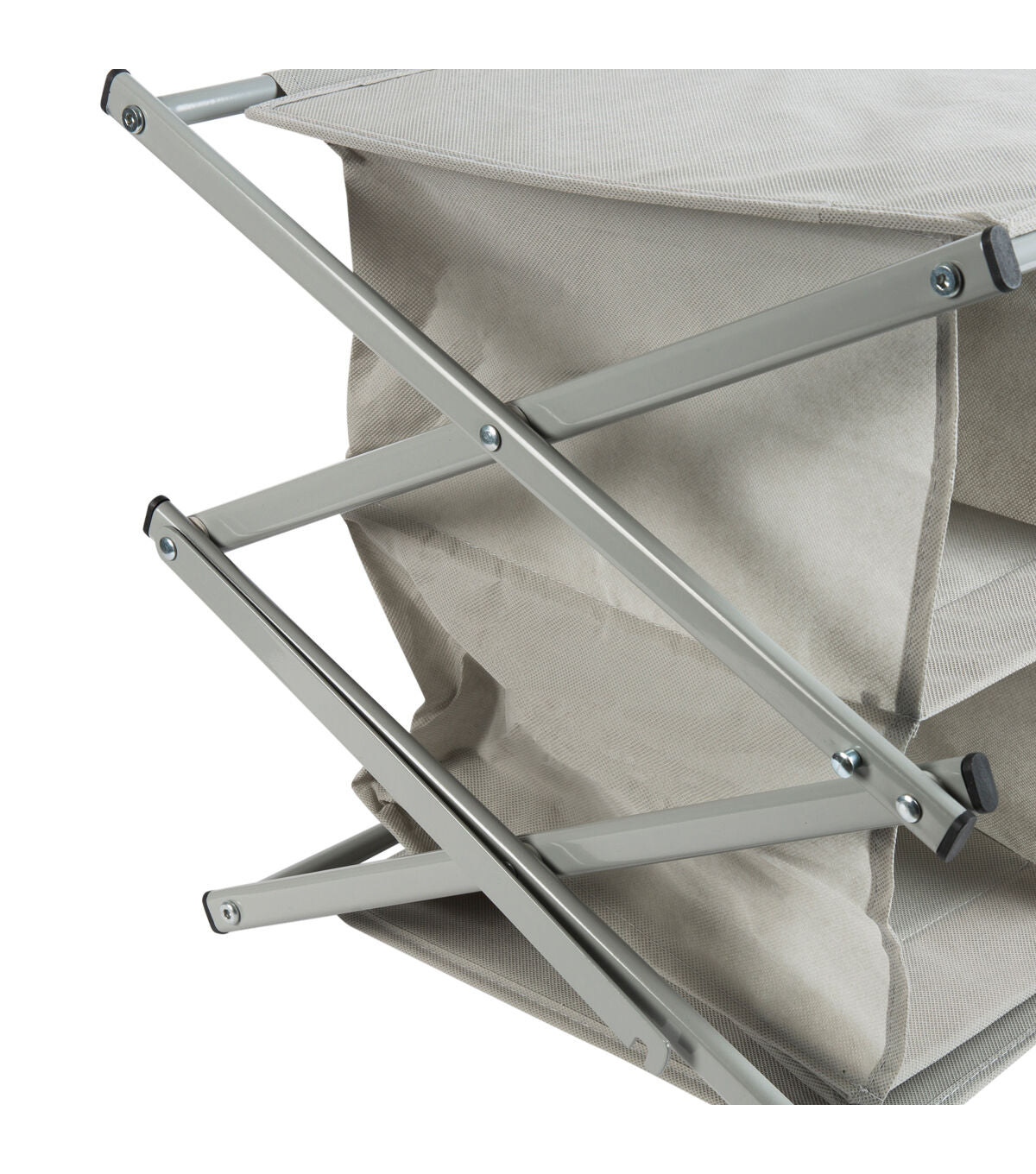 Simplify 23.5 Gray 9 Grid Collapsible Shoe Rack