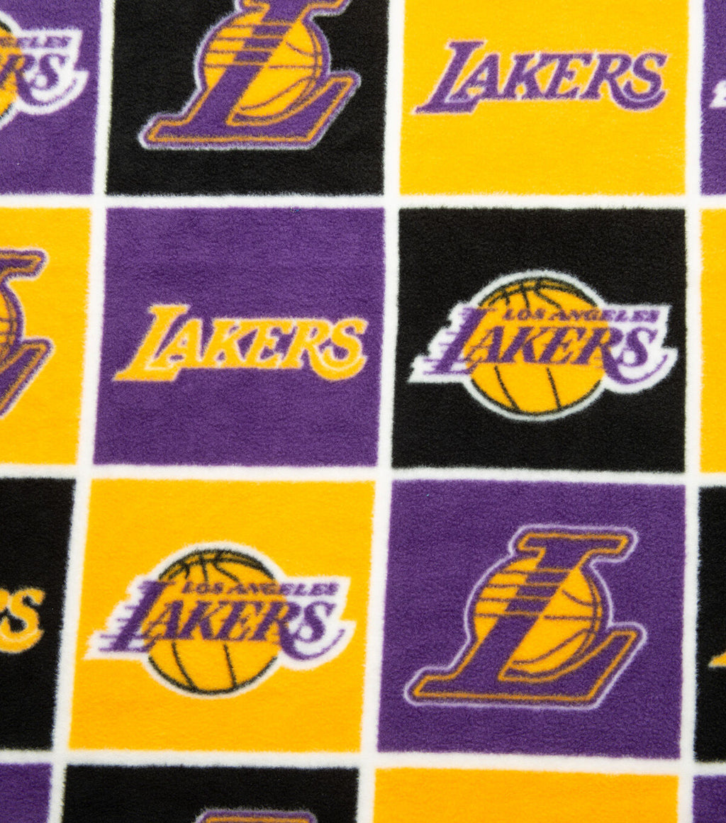 LA Lakers Fleece Fabric Block