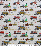 Animal Construction Super Snuggle Flannel Fabric