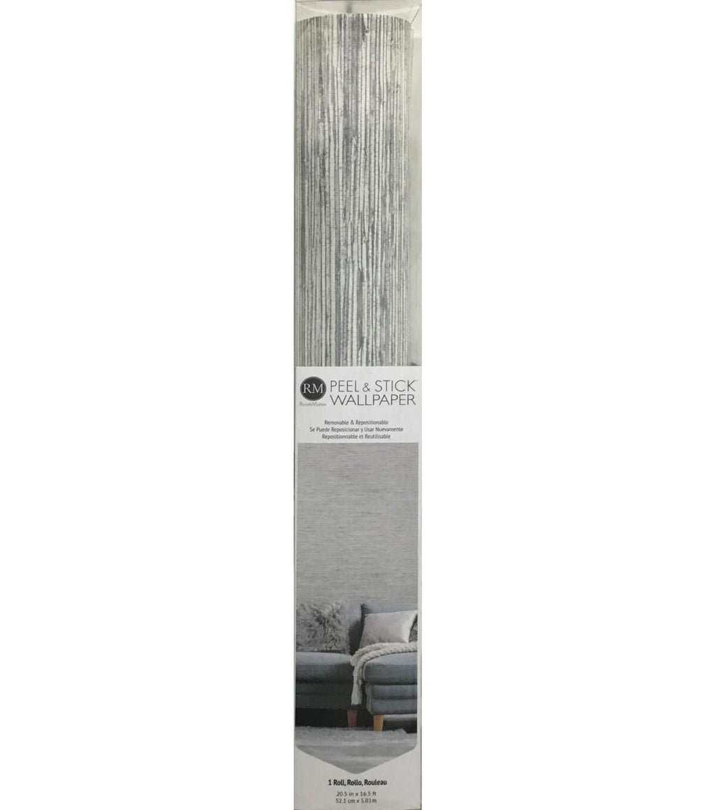 York Wallcoverings Wallpaper Grey Grasscloth
