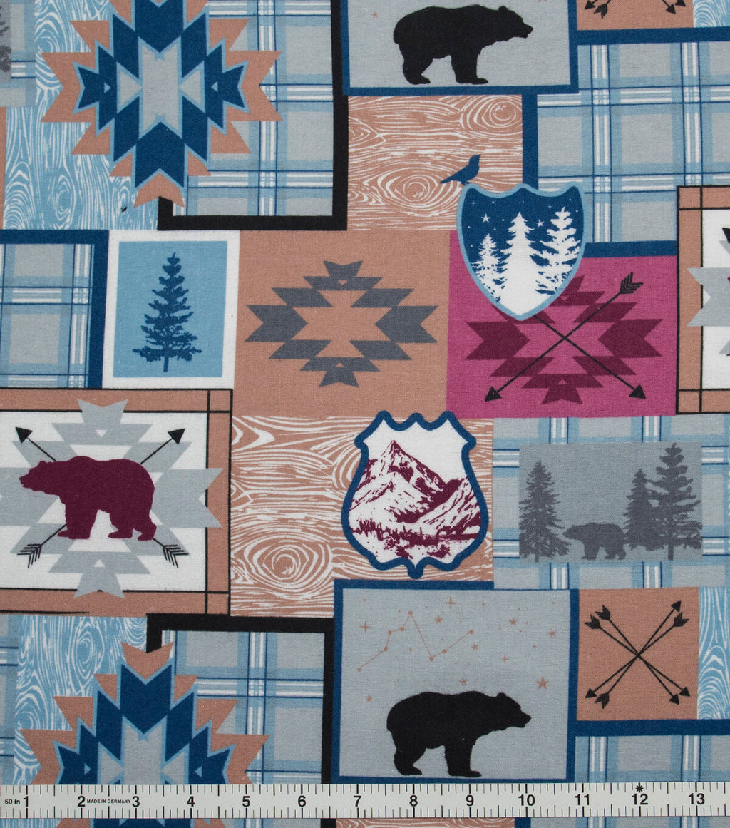 Wilderness Patch Super Snuggle Flannel Fabric