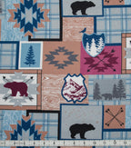 Wilderness Patch Super Snuggle Flannel Fabric