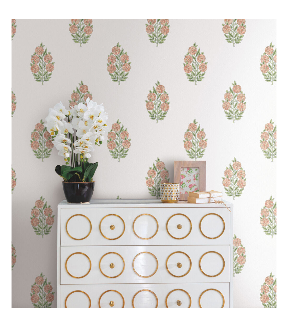 Tamara Day Dutch Floral Peel & Stick Wallpaper By Roommates