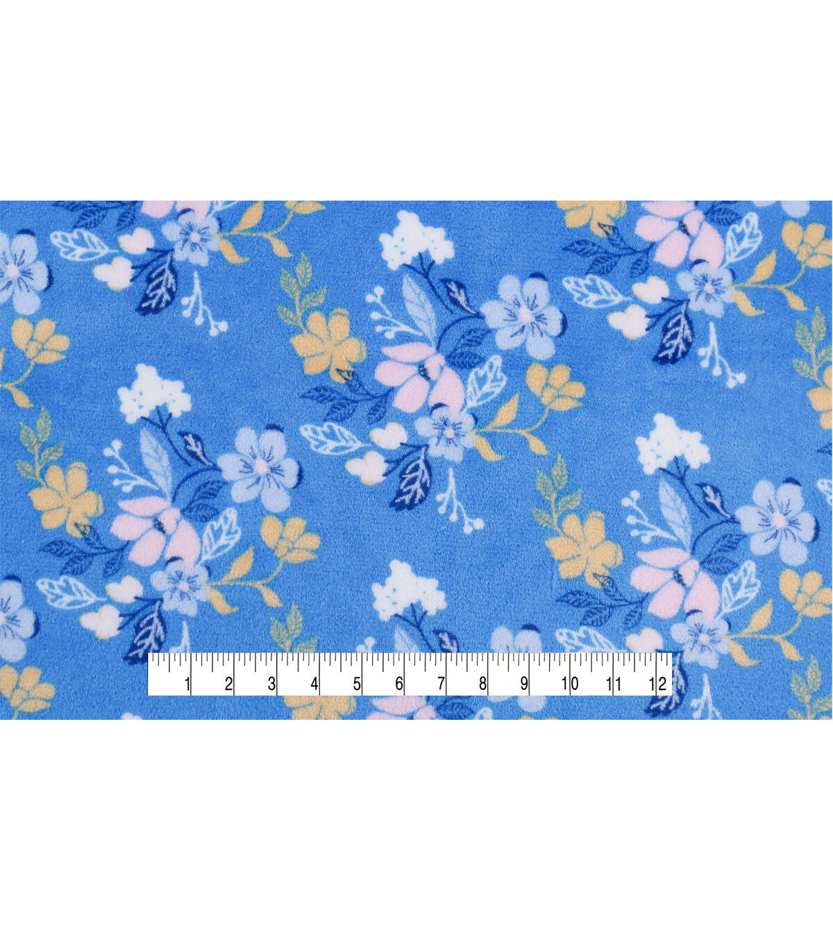 Spring Floral Sew Lush Fleece Fabric