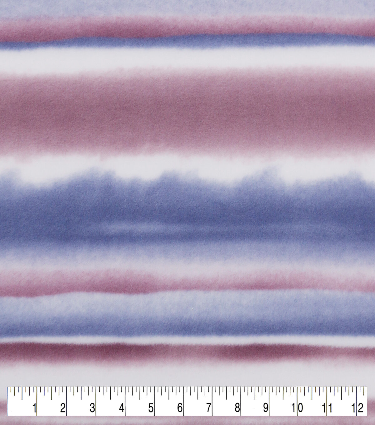 Purple Stripes Anti Pill Fleece Fabric