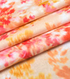 Fall Pink Blurred Blender Cotton Fabric