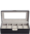 Aristo Leather Five Slot Watch Box