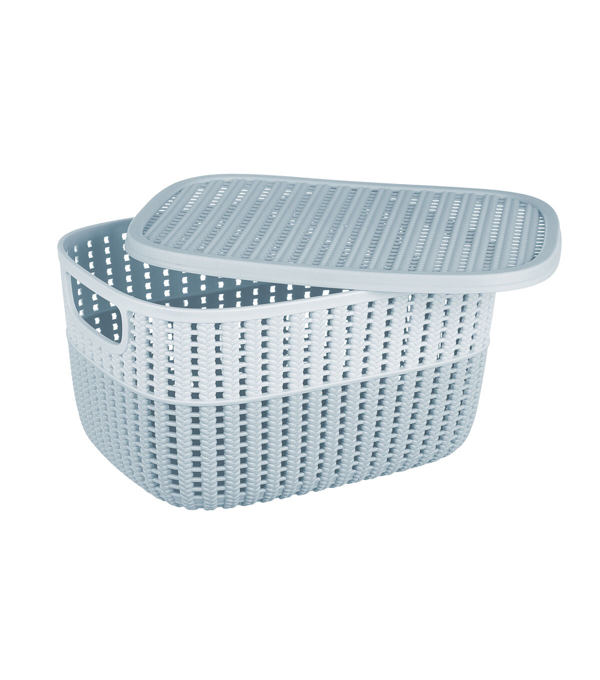 9 x 11 Ombre Stackable Plastic Weave Storage Bin by Top Notch