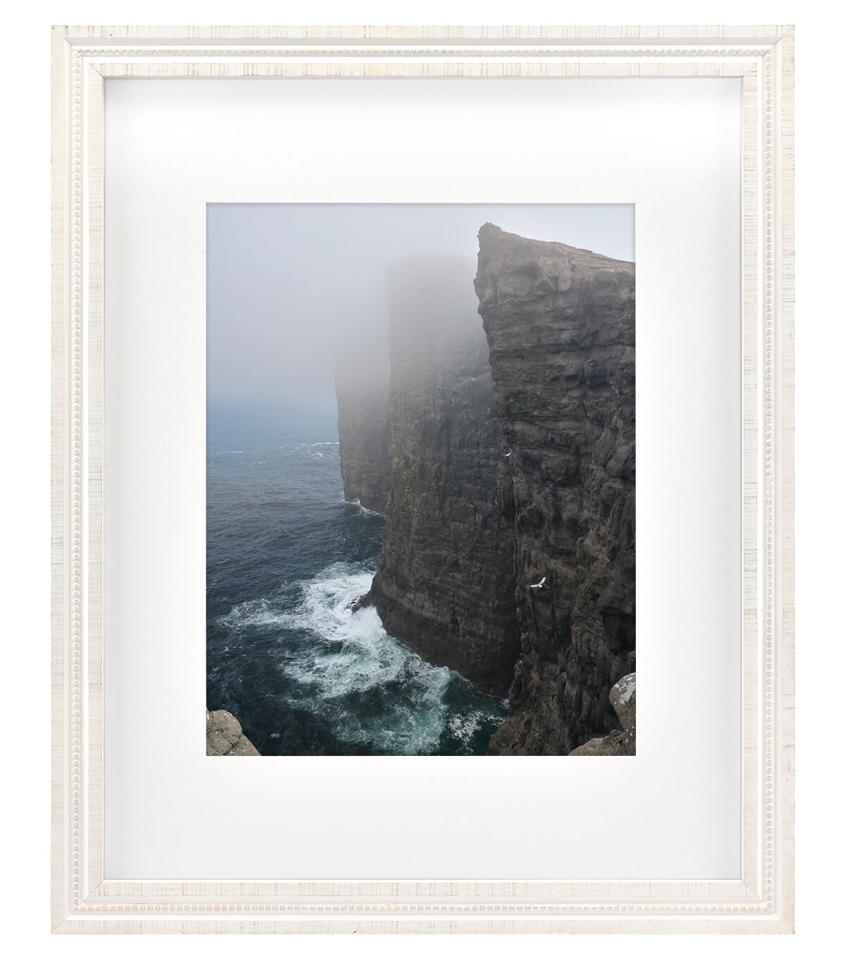 16 x 20 Matted to 11 x 14 Austin White Portrait Frame by Hudson 43