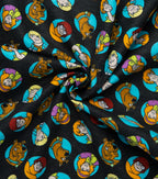 Scooby Doo Flannel Fabric Mystery Coins