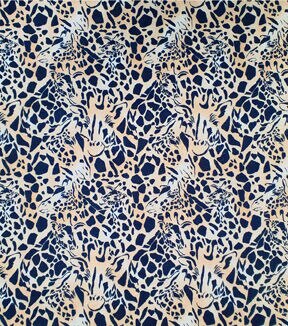 Super Snuggle Giraffe in Giraffe Skin Flannel Fabric