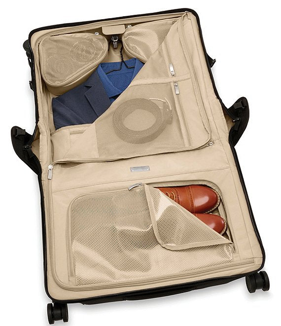 Baseline Wide Carry-On Wheeled Spinner Garment Bag