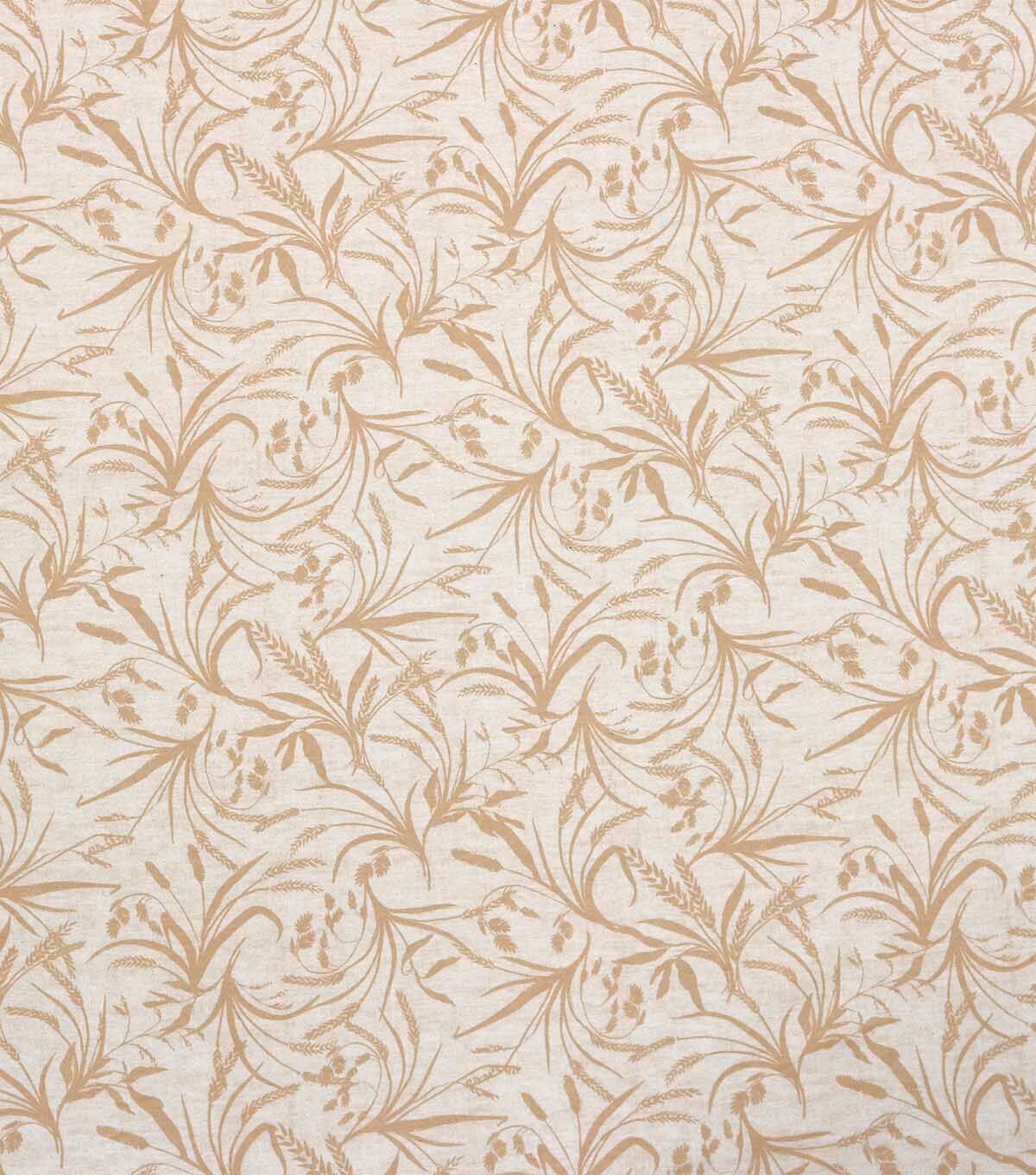 108 Brown Wheat Wide Flannel Fabric