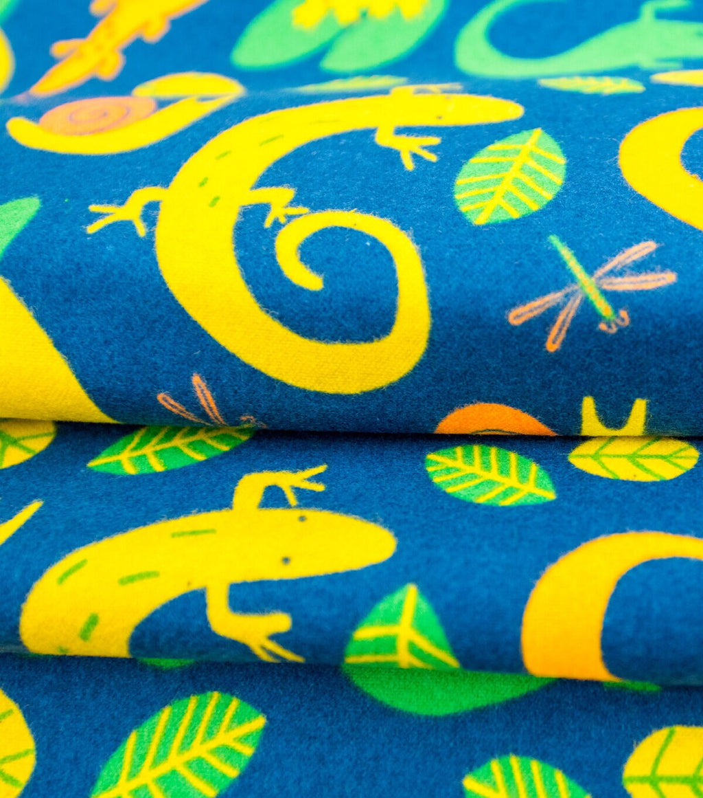 POP! Reptiles Super Snuggle Flannel Fabric