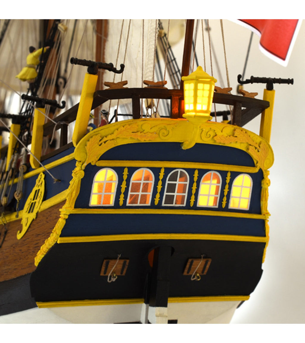 Vessel HMS Endeavour. 1:65 Wooden Model Ship Kit