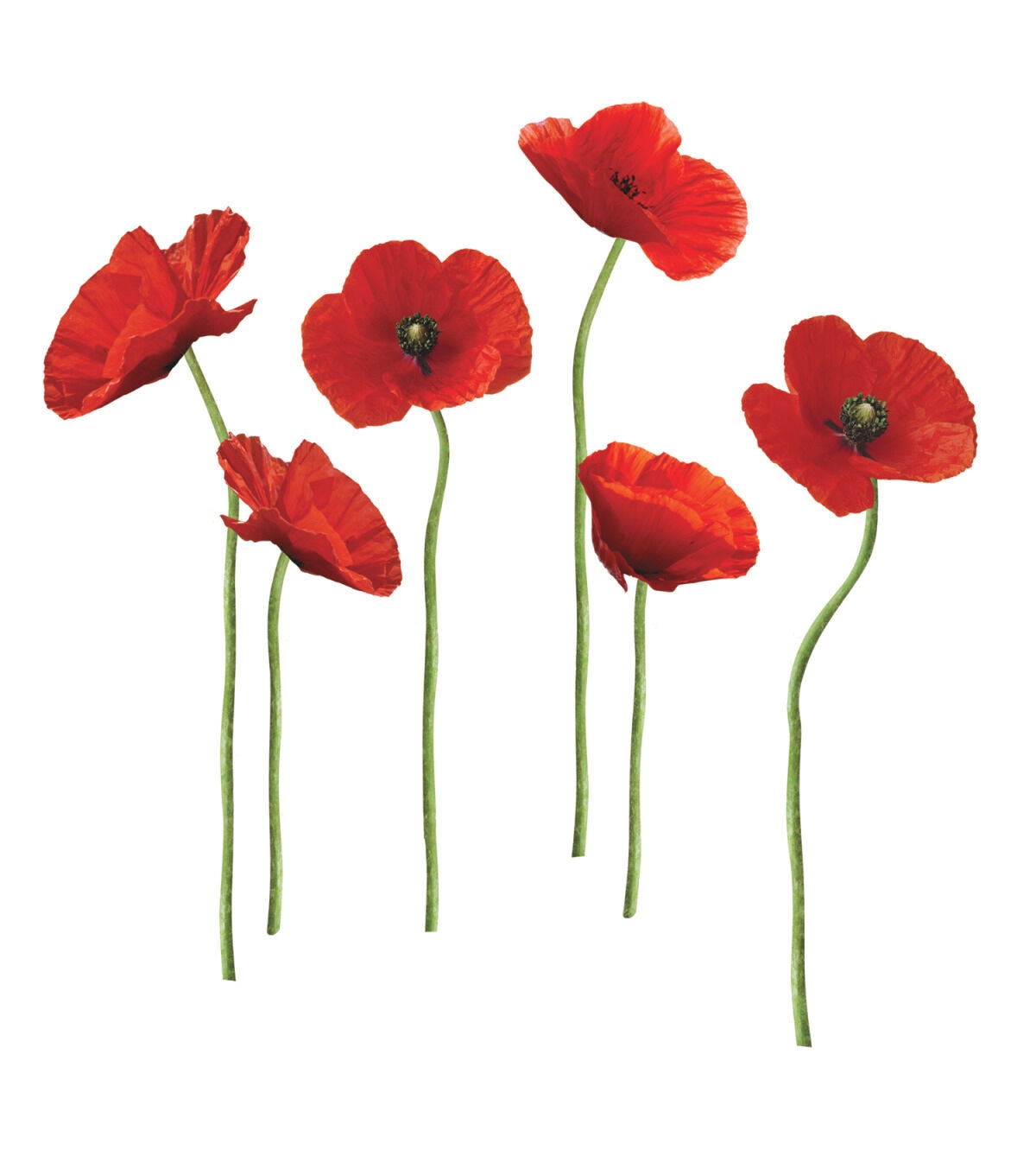 RoomMates Wall Decals Poppies at Play