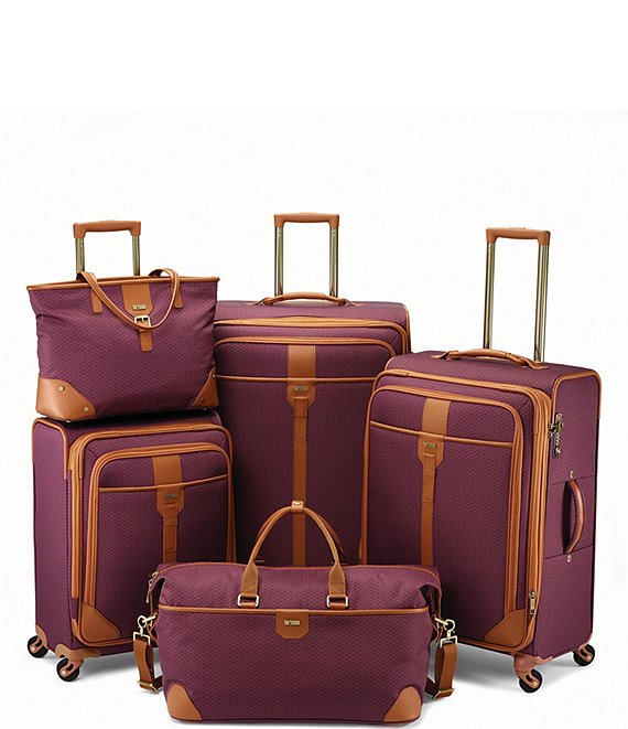 Luxe II Collection Softside Carry-On Expandable Spinner Suitcase