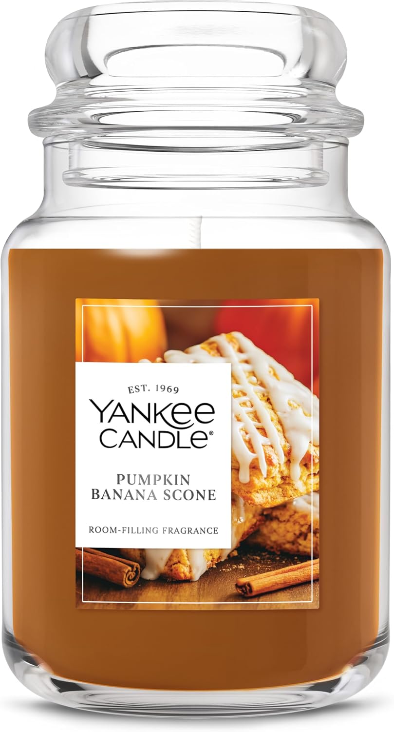Yankee Candle Sugared Cinnamon Apple Scented Candle, 22oz Large Jar