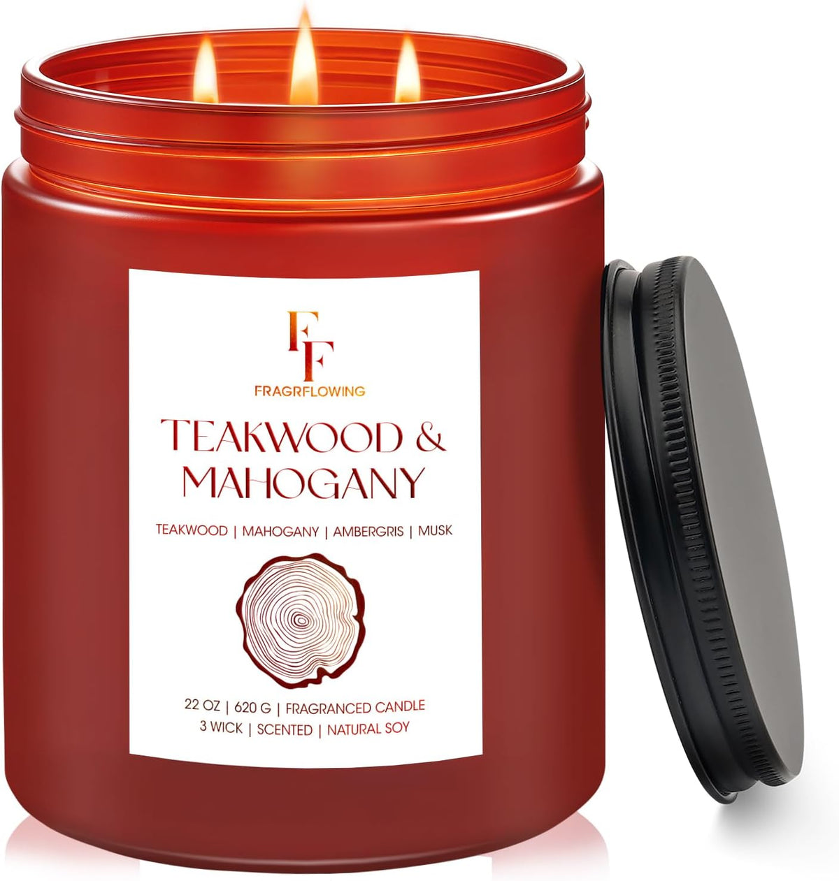 Fall Candles Set, 4 Pack Candles for Home Scented Natural Soy Wax, Autumn Gifts Set for Women Men, Fall Fragrance of Pumpkin/Cinnamon/Vanilla Cupcake/Apple
