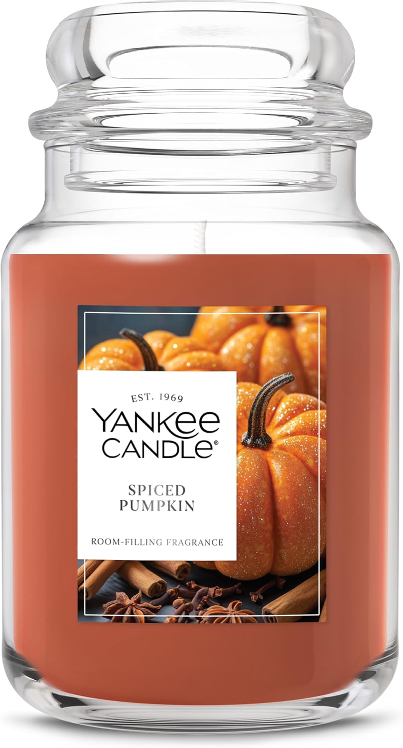 Yankee Candle Sugared Cinnamon Apple Scented Candle, 22oz Large Jar