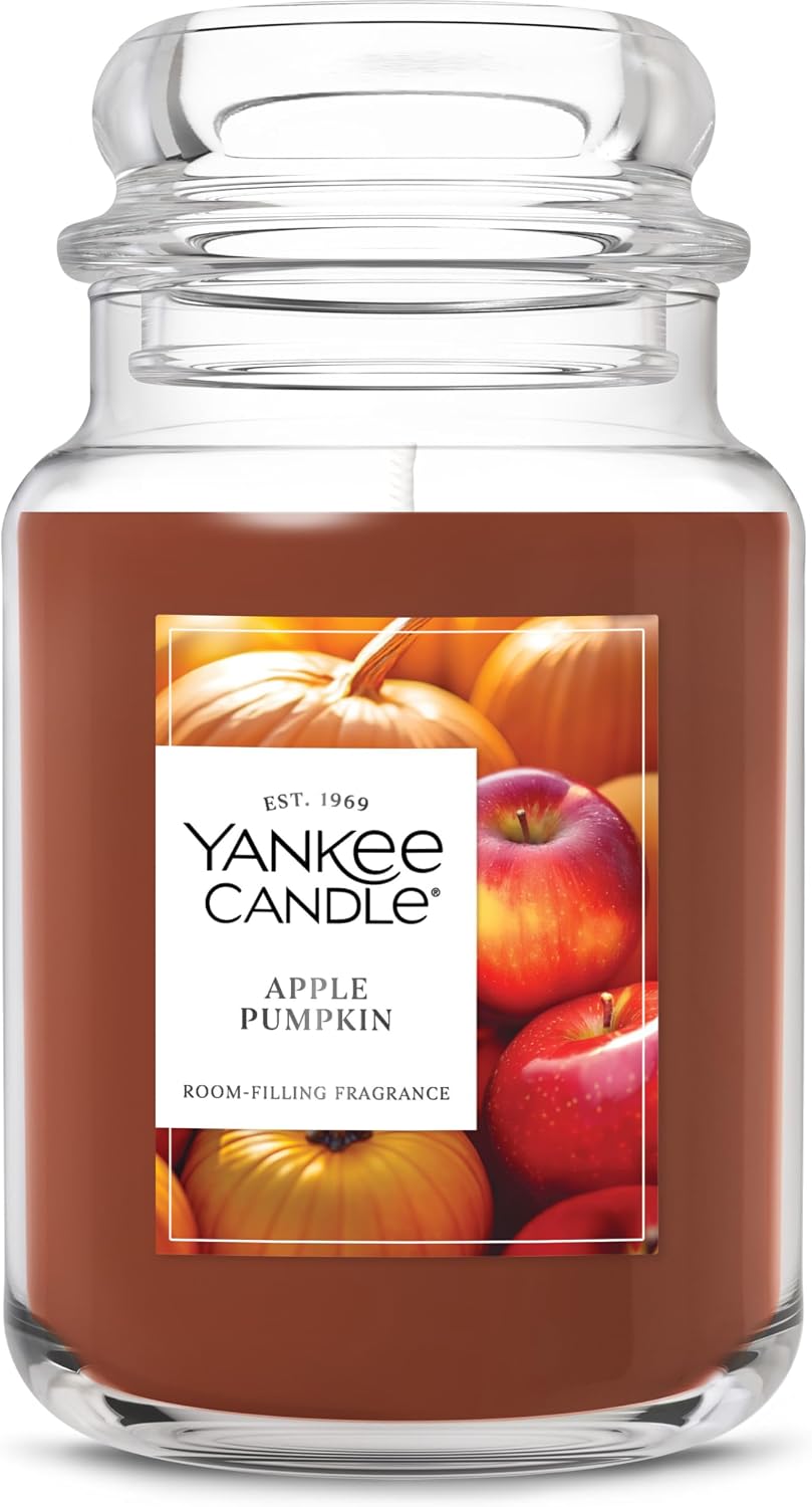 Yankee Candle Sugared Cinnamon Apple Scented Candle, 22oz Large Jar