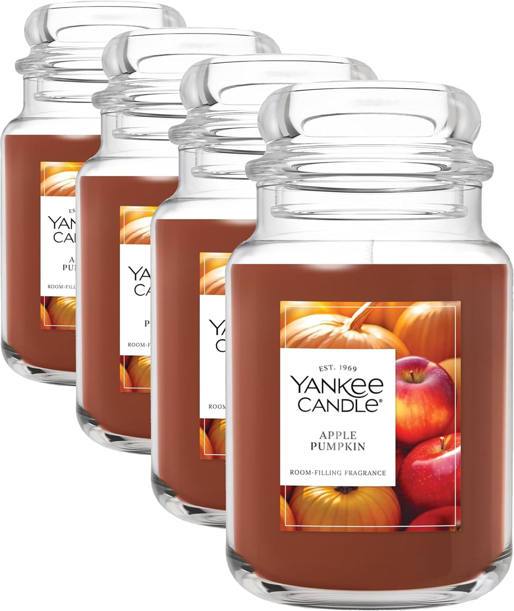 Yankee Candle Sugared Cinnamon Apple Scented Candle, 22oz Large Jar