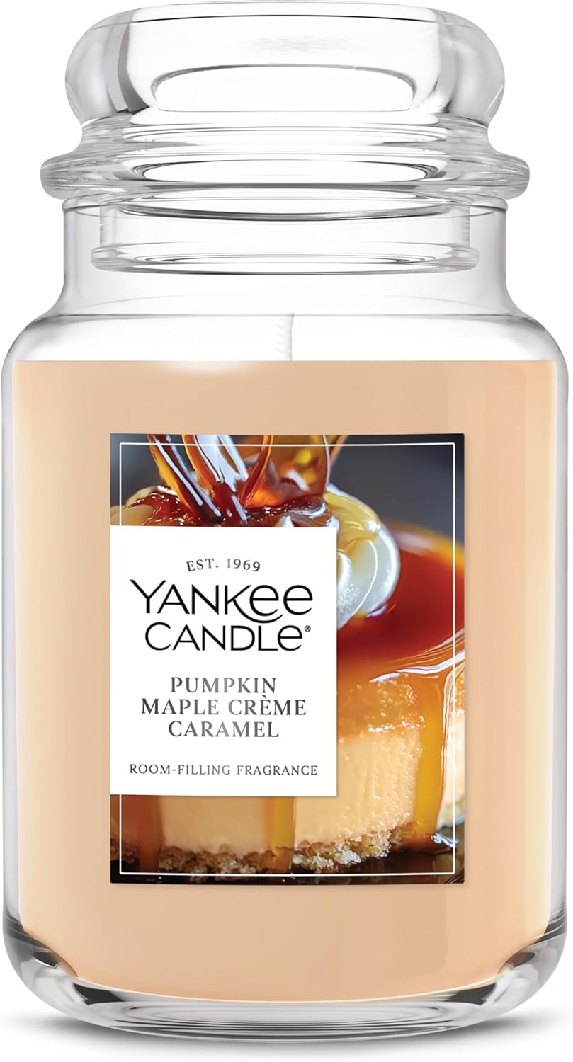 Yankee Candle Sugared Cinnamon Apple Scented Candle, 22oz Large Jar