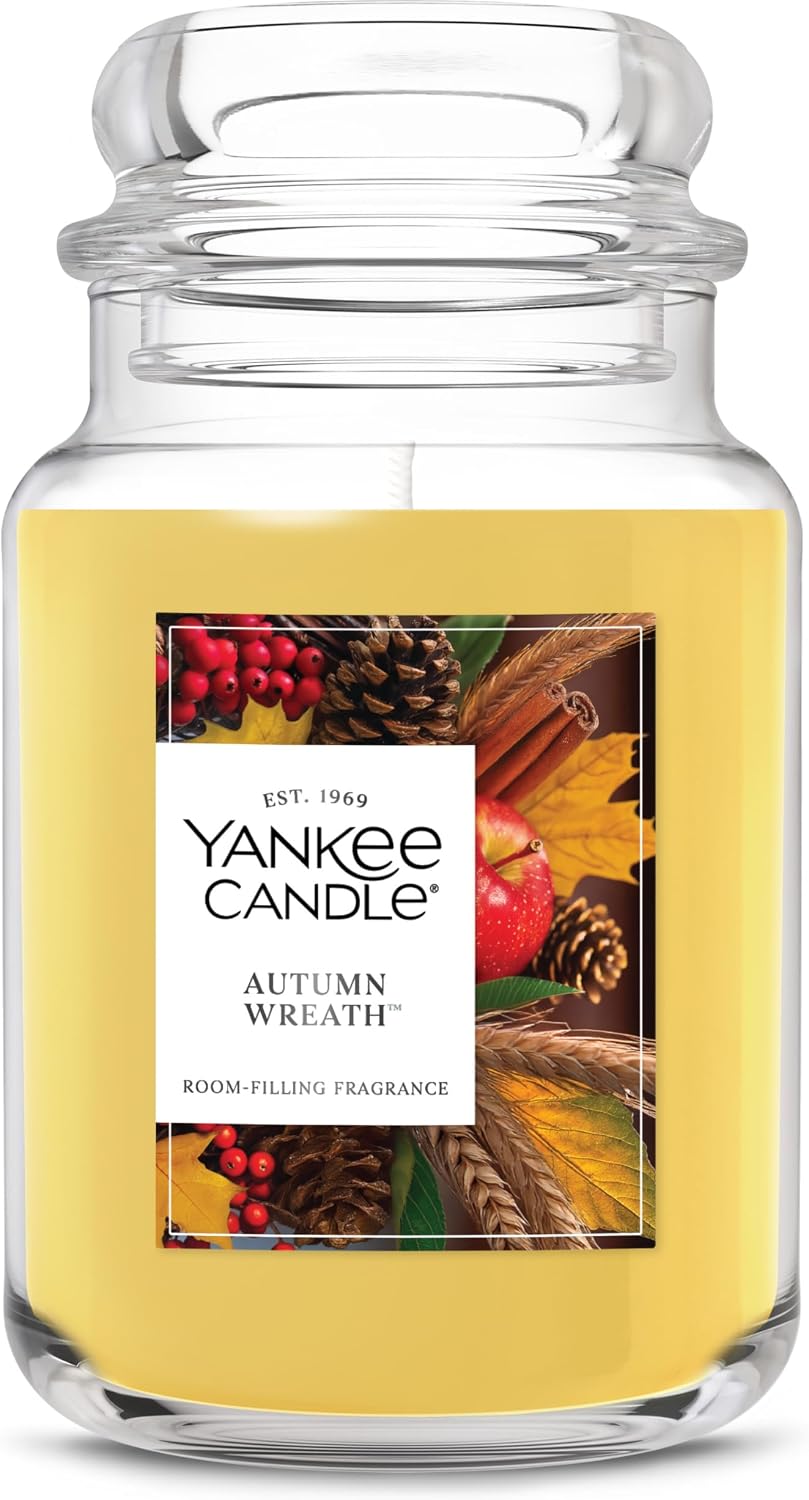 Yankee Candle Sugared Cinnamon Apple Scented Candle, 22oz Large Jar