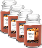 Yankee Candle Sugared Cinnamon Apple Scented Candle, 22oz Large Jar