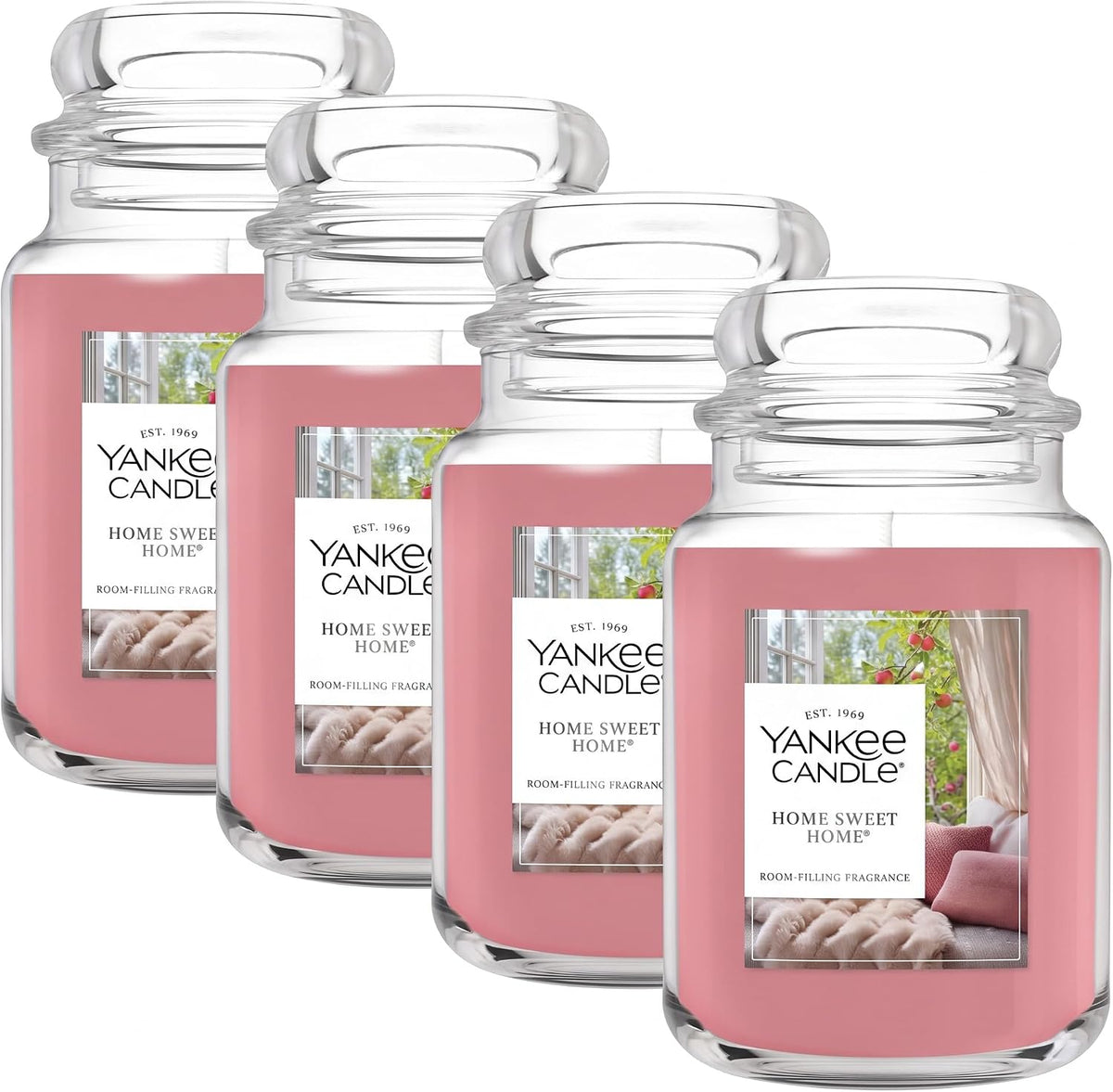 Yankee Candle Sugared Cinnamon Apple Scented Candle, 22oz Large Jar