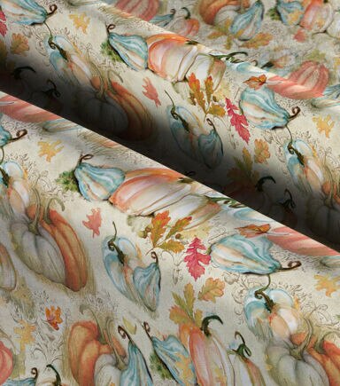 Springs Creative Pumpkins And Gourds Harvest Cotton Fabric