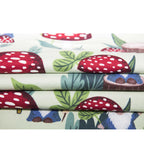 Super Snuggle Gnome & Mushrooms Flannel Fabric