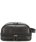Bottom Zip Leather Travel Kit