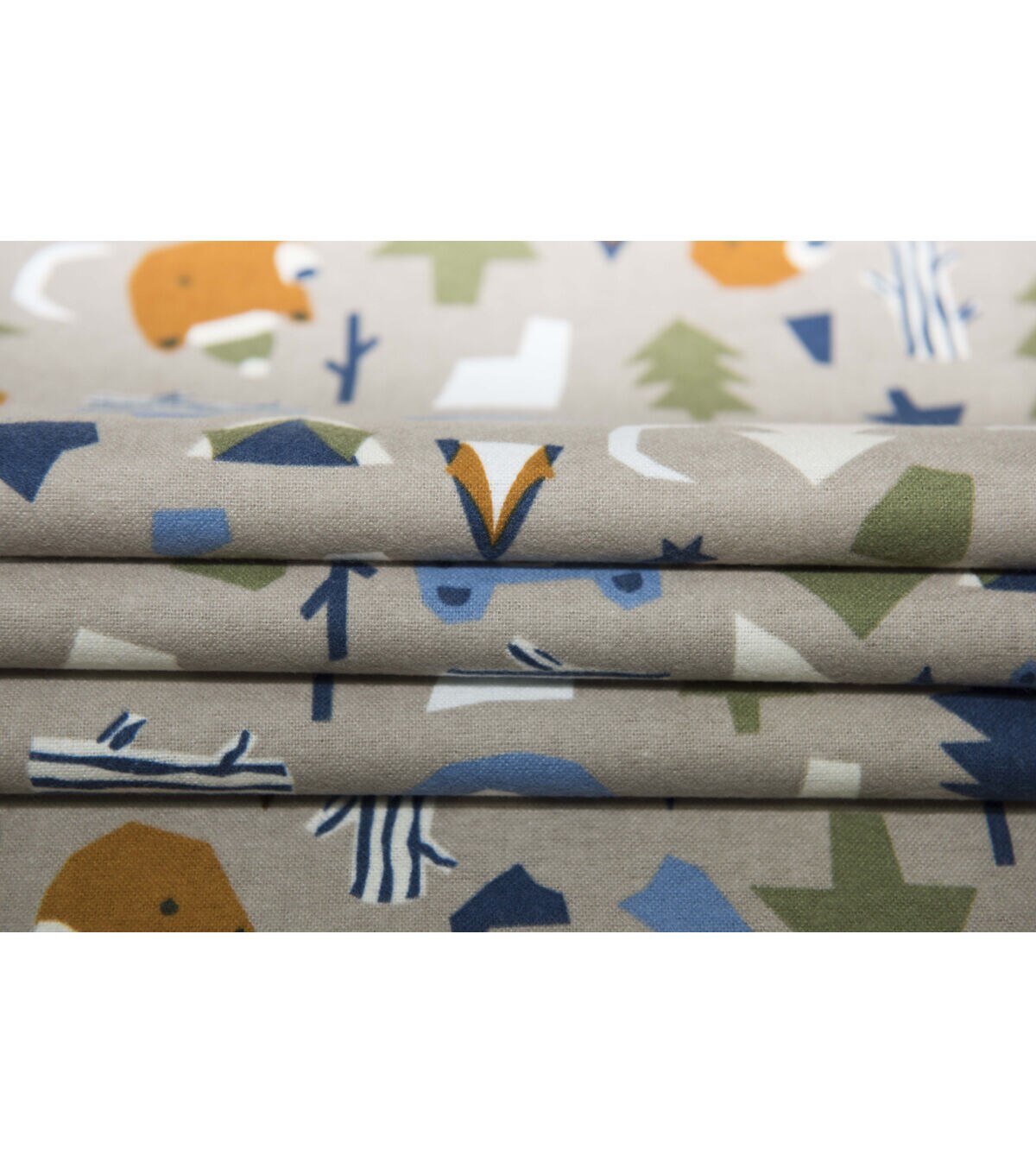 Super Snuggle Tossed Wilderness Baby Flannel Fabric